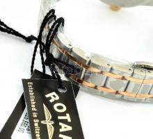 Rotary Les originales kvarc karóra fém szíjjal, új állapotban, elemmel, díszdobozban d: 38 mm