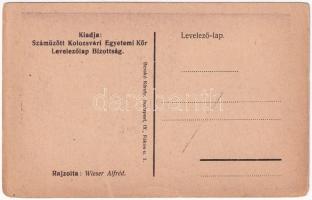 Kolozsvár, Cluj; Semper Diem. "Az épületet elvehették, de a tudományt nem. A csonka országba ül...