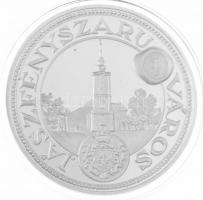 Szabó Imrefia Béla (1952- ) DN "Sanctissimus Rex / Jászfényszau Város" ezüstözött emlékére...