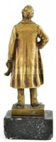 Ruff Andor (1885-1951): Wagner. Bronz, márvány talapzaton. Jelzett. 12,5 cm