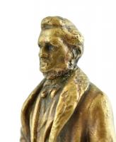 Ruff Andor (1885-1951): Wagner. Bronz, márvány talapzaton. Jelzett. 12,5 cm