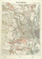 1928 Budai hegyek kiránduló térképe. Kirándulók térképe 1. sz., 1:37500, Bp. M. Kir. Állami Térképészet, , 69x49 cm.