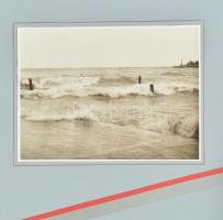 25 db művészi fotó az 1930-as évekből: Róma, Velence, portrék. Kartonon, feliratozva a hátoldalán. F...