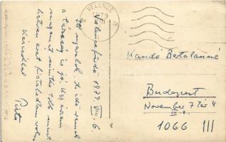 Abbazia, Opatija; strand, fürdőzők csoportja / beach, group of bathers. E. Jelussich (Abbazia-Fiume-...