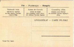 Fót, Népjóléti Intézmény, Tanácsadó iroda, Gróf Károlyi Lászlóné született Gróf Apponyi Franciska do...