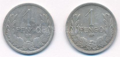 1926-1927. 1P Ag (2x) T:2,2- ph., patina Adamo P6