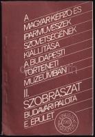 2 db magyar szobrászati kiállítási katalógus: A Magyar Képző. és Iparművészek Szövetségének kiállítása a Budapesti Történeti Múzeumban II. Szobrászat. H.n., (1981), k.n. A kiállított művekről készült 70 beragasztott diával. Kiadói papírkötés. + Kratochwill Mimi (szerk.): Magyar szobrászati kiállítás. Bp., 1978, Műcsarnok. Fekete-fehér képekkel, többe közt Borsos Miklós, Csíkszentmihályi Róbert, Kő Pál, Nádler István, Pátzay Pál, Schéner Mihály műveinek reprodukcióival illusztrált. Kiadói papírkötés.