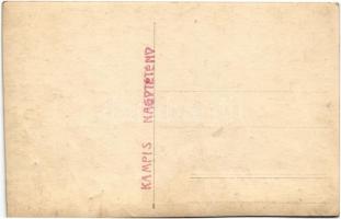 Budapest XXII. Nagytétény, villa. Kampis photo (vágott / cut)