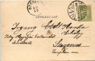 1903 Budapest XIX. Kispest, látkép. Fischhof Henrik kiadása (EK)