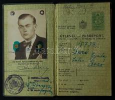 1939 Bozó Gyula grafikusművész útlevele