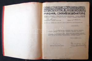 1938 Az 511. sz. szegedi Szent Imre cserkészcsapat naplója rengeteg érdekes fényképpel, képeslappal,...