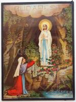 Vallásos lithokép keretben 20x26 cm