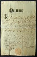1793 A budai királyi kamara nyugtája / Acquittance