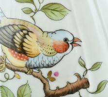 Hollóházi Pannónia collection porcelán teáskanna. Kézzel festett, jelzett, hibátlan. 22 cm