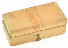 Réz súlykészlet eredeti fa dobozban