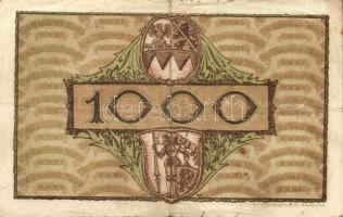 Német Birodalom/Weimari Köztársaság/Bamberg 1922.10. 1000M T:III