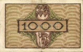 Német Birodalom/Weimari Köztársaság/Bamberg 1922.10. 1000M T:III