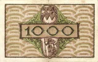 Német Birodalom/Weimari Köztársaság/Bamberg 1922.10. 1000M T:III