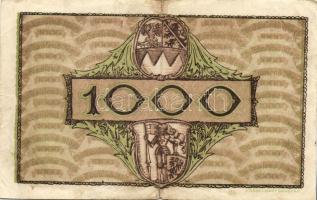 Német Birodalom/Weimari Köztársaság/Bamberg 1922.10. 1000M T:III