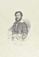 Kossuth Lajos. Eybl Ferenc litográfiája, 1841. Jelzett 26x19 cm