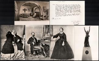 József Attila és Madács Imre album, 2 db. Bp., Képzőművészeti Alap Kiadóvállalata. Feliratozott képe...