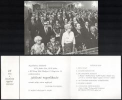 1978 Dr. Turi István ügyésznek címzett meghívó borítékkal, jubileumi elismerés átadására