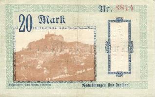 Német Birodalom/Weimari Köztársaság/Kulmbach 1918. 20M (3x) T:II,II-