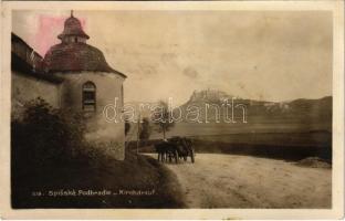 1931 Szepesváralja, Spisské Podhradie; Szepeskáptalan (Szepeshely), Szent Márton székesegyház, Szepesi vár romjai / Spisská Kapitula, Spissky hrad / cathedral, castle ruins (fl)