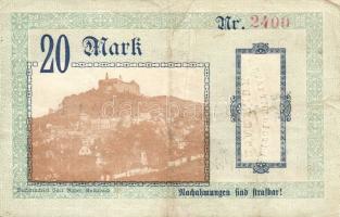 Német Birodalom/Weimari Köztársaság/Kulmbach 1918. 20M (3x) T:II,II-