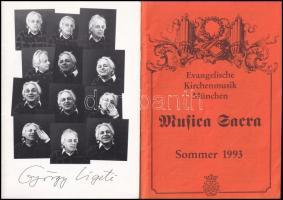 1989-1993 Ligeti György - Gesamtverzeichnis der veröffentlichten Werke + Musica Sacra - Evangelische Kirchenmusik München