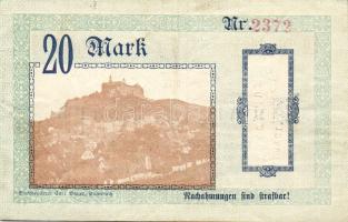 Német Birodalom/Weimari Köztársaság/Kulmbach 1918. 20M (3x) T:II,II-