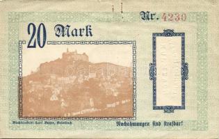 Német Birodalom/Weimari Köztársaság/Kulmbach 1918. 20M (3x) T:II,II-