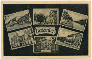 1939 Galánta, mozaiklap / multi-view postcard (ázott / wet damage)