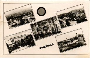 1947 Privigye, Prievidza; mozaiklap / multi-view postcard (fl)