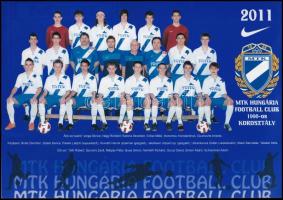 2011 MTK Football Club 1996-os korosztály csoportkép, 20×28 cm