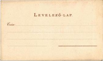 Budapest anno 1794. A Váczikapu a Hajóhíddal. Geittner és Rausch kiadása, Art Nouveau litho (EM)