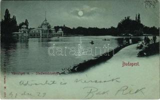 1898 (Vorläufer) Budapest XIV. Városligeti tó (EK)