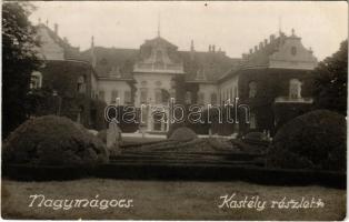 1949 Nagymágocs, Károlyi kastély. photo (gyűrődés / crease)