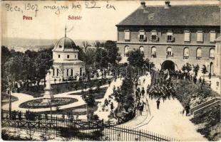 1907 Pécs, Sétatér. Karl Arthur kiadása (EK)