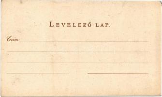 Budapest anno 1835. Terézvárosi templom. Geittner és Rausch kiadása, Art Nouveau litho (EM)