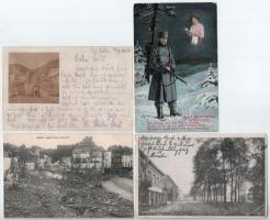 3 db katonai fotólap + 5 db militária, háborús képeslap