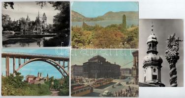 130 db modern magyar városképes lap