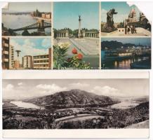 25 db MODERN nagy alakú magyar város képeslap / 25 modern big-sized Hungarian town-view postcards