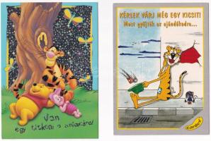 20 db MODERN humoros motívum képeslap / 20 modern humorous motive postcards