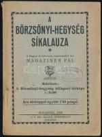 Magaziner Pál: A Börzsönyi-hegység síkalauza. Bp., 1930, M. Kir. Állami Térképészet, 78+2 p. Kiadói papírkötés, kissé sérült, foltos borítóval, térkép nélkül.