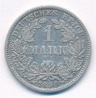 Német Birodalom 1896F 1M Ag "II. Vilmos" T:2,2- 
German Empire 1896F 1 Mark Ag "Wilh...