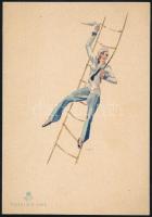 1926-1938 Hajójáratok prospektusai (3 db): 1926 Woermann-Linie A.G. étlapja + 1933 Cosulich Line étl...