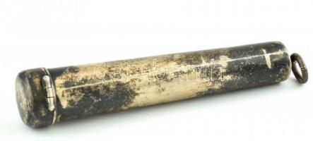Ezüst (Ag) Angol szipkatartó. 8cm, nettó: 12 g. Jelzett. Birmingham.