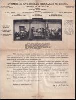 cca 1936 Bp., a Nyomorék Gyermekek Országos Otthona felhívása sorsjegy vásárlásra