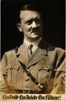 Ein Volk, Ein Reich, Ein Führer! Adolf Hitler. Foto Grimm + So. Stpl (fl)